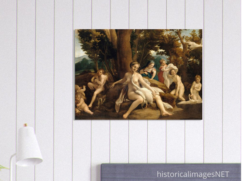 Leda and the Swan by Antonio da Correggio ca. 1532.
