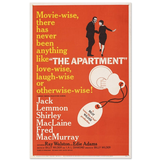 Billy Wilder The Apartment movie poster.