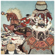 Edmund Dulac vintage illustration Ivan and the Chestnut horse.