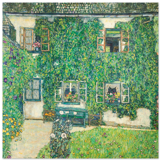 Gustav Klimt Forester's House in Weissenbach II Garden .
