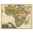 Ancient map of Africa by Carel Allard.