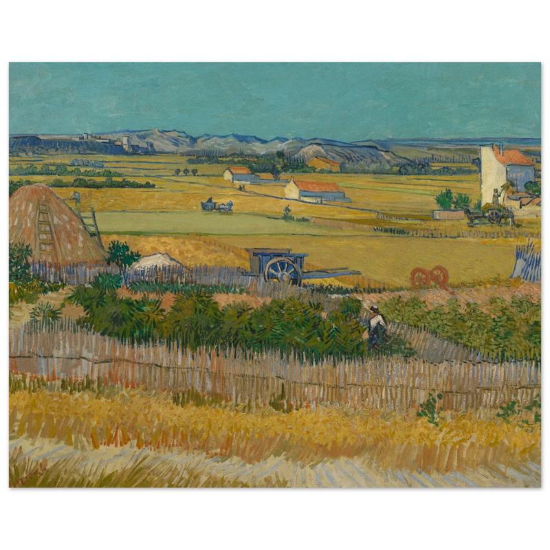 The harvest by Vincent Van Gogh