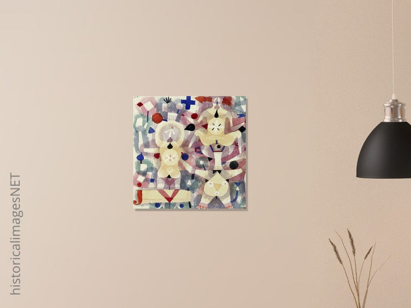 Paul Klee Carnival in the Snow abstract painting.