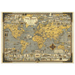 World Wonders, A Pictorial Map by Ernest Dudley Chase.