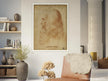 Portrait of Leonardo da Vinci by anonimous artist 1510-1530 .