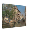 A canal in Venice by Martin Ricoca 1875. Italy .