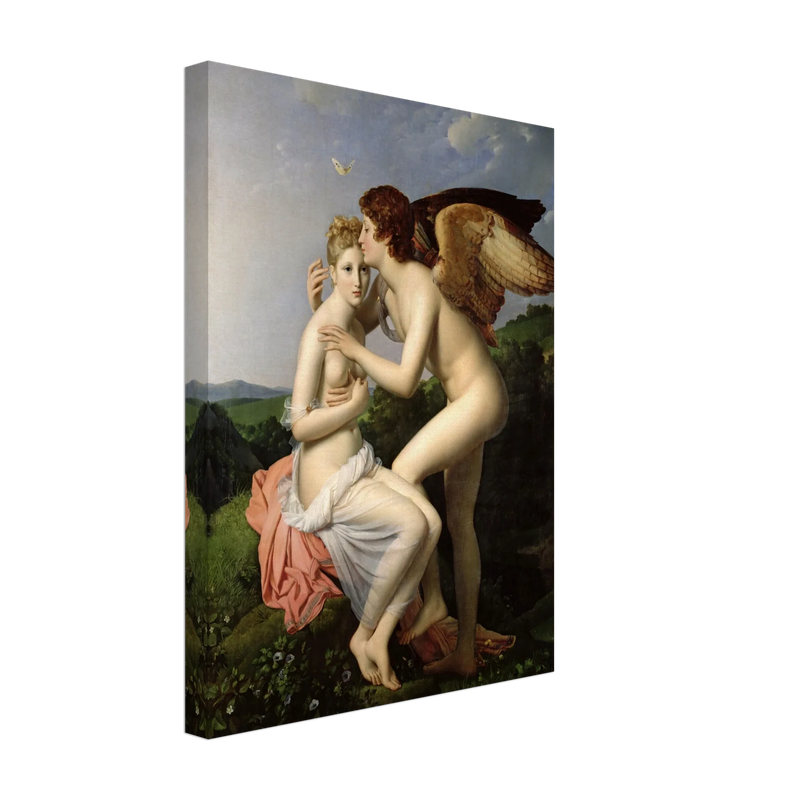 Psyche and Cupid, also known as Psyche receiving Cupid's first kiss by Francois Gerard 1798.