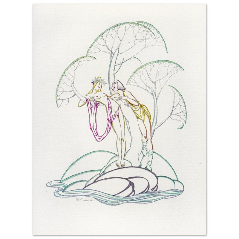 Daphnis and Chloe illustration by John Austen.