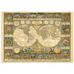 Ancient world map of 1776 by Abbe Clouet Double hemisphere world map.