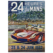 Le Mans race 1962 by Michel Beligond vintage poster .