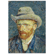 Self-portrait with grey felt hat by Vincent Van Gogh