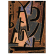 Paul Klee Bedrohliche Zeichen ( Threatening signs ). Abstract painting.  artwork. Wallart