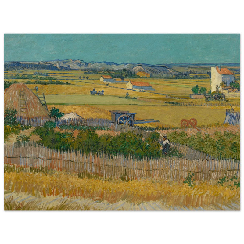 The harvest by Vincent Van Gogh