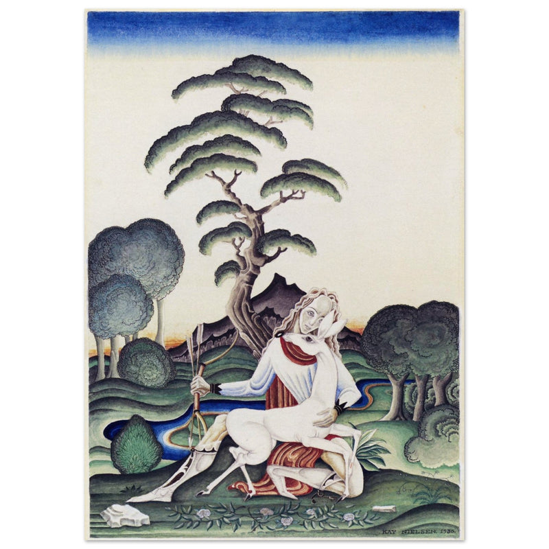 Kay Nielsen and his illustration to The Enchanted Hind from Red Magic.