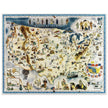 Makers of the U.S.A. A Friendship Map by Louise E. Jefferson. Pictorial map of the United States of America.