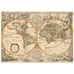 Ancient world map poster reproduction by Jodocus Hondius