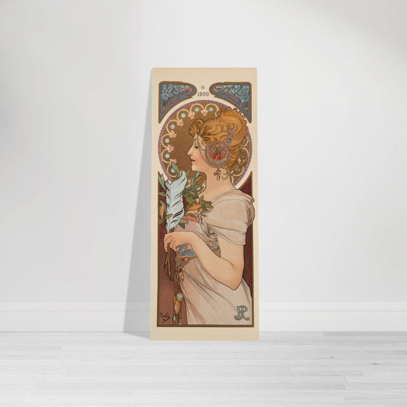 Art Nouveau Alphonse Mucha painting.