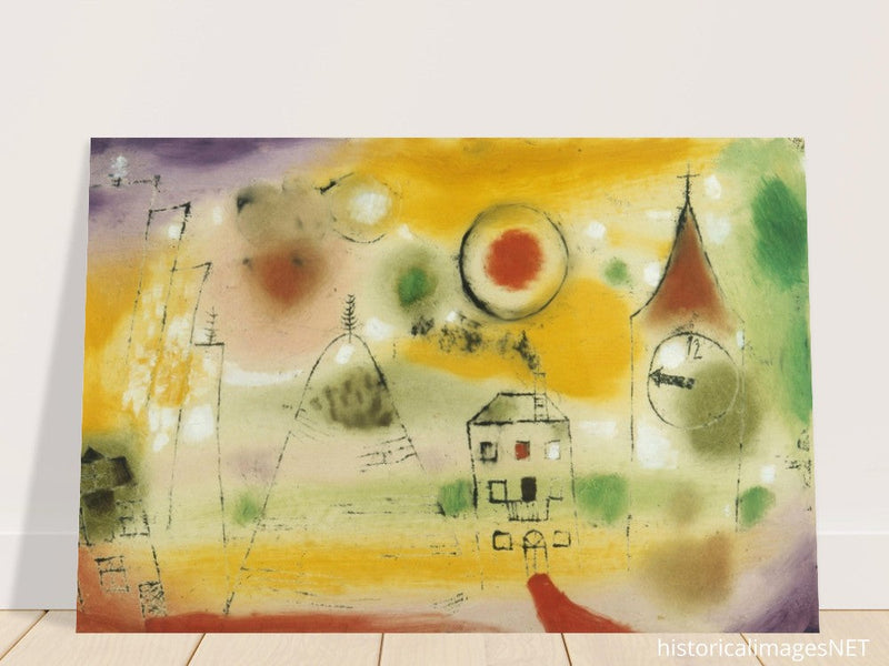 Paul Klee Winter Day, Shortly before Noon.