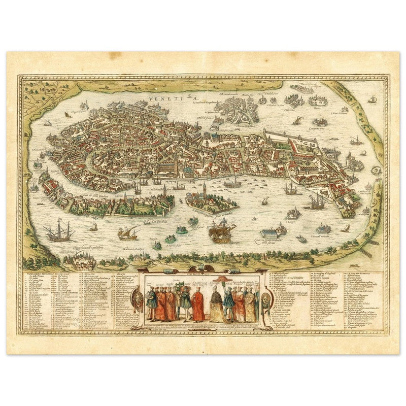 Venetia old city map