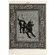Watchdog mosaic chromolithograph reproduction Cave Canem by Victor Steeger