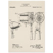 Hair Drier patent drawing by G M Kazanjian