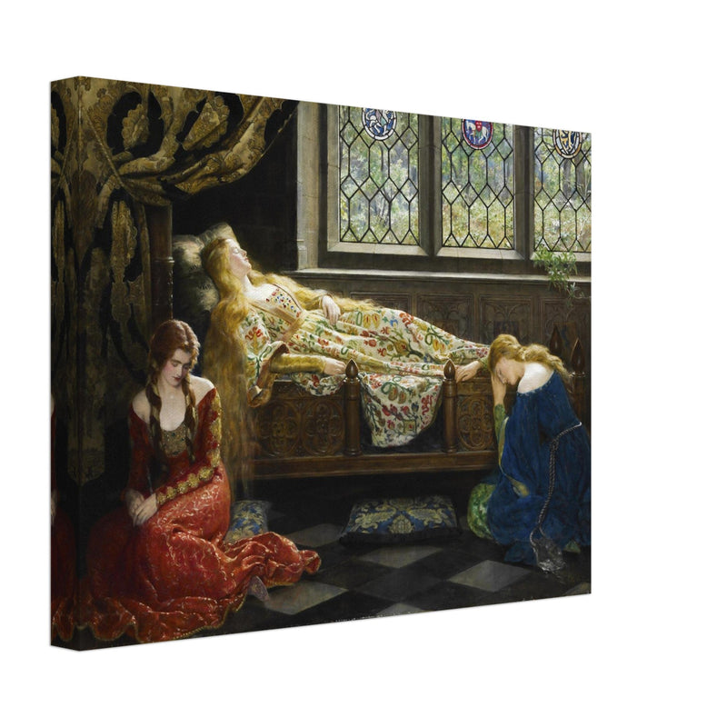 The Sleeping Beauty painting by John Collier.