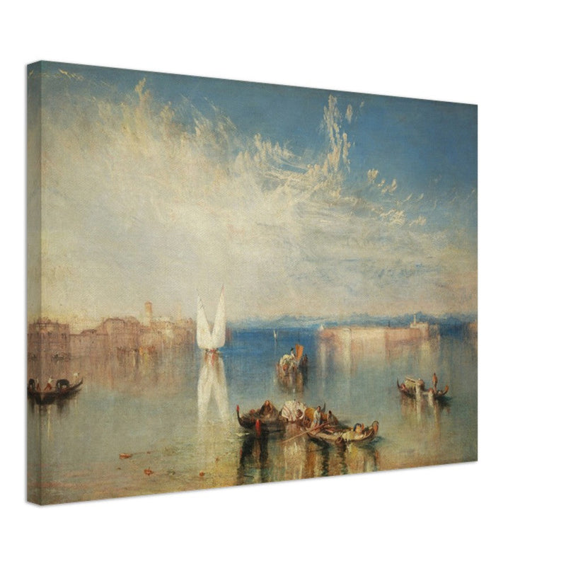 The Campo Santo Venice Italy antique painting by Joseph Mallord William Turner.