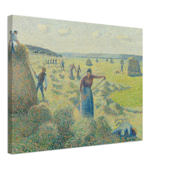 La Recolte des Foins  Eragny. The haymaking Eragny by Camille Pissarro 1887.