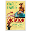 The Great Dictator Charlie Chaplin movie poster.