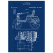 Motor Vehicle patent drawing by James Frank Duryea.