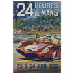 Le Mans race 1962 by Michel Beligond vintage poster .