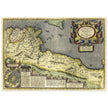 Ancient map of North Africa. Africae Propriae Tabula by Abraham Ortelius