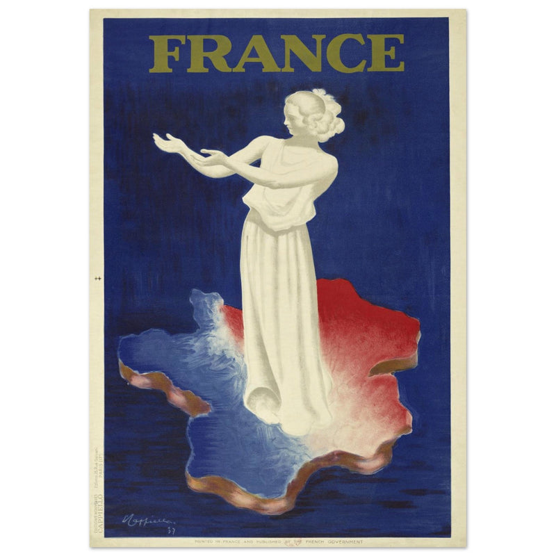 France advertising vintage poster by Leonetto Cappiello in 1937.