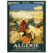 Vintage travel print of Algeria. Poster Art by Léon Cauvy.