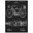 Motorcycle old patent by G. W Manson.