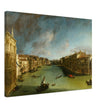 Venice Italy old painting by Canaletto. The Grand Canal from Palazzo Balbi towards the Rialto.