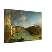 Venice Italy old painting by Canaletto. The Grand Canal from Palazzo Balbi towards the Rialto.