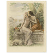 Paul Emile Becat erotic illustration Les Baiseres II ( The Kisses )