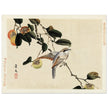 Bird and persimmon by Matsumura Keibun, 1892.