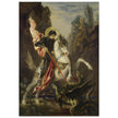Saint George and the Dragon painting by Gustave Moreau