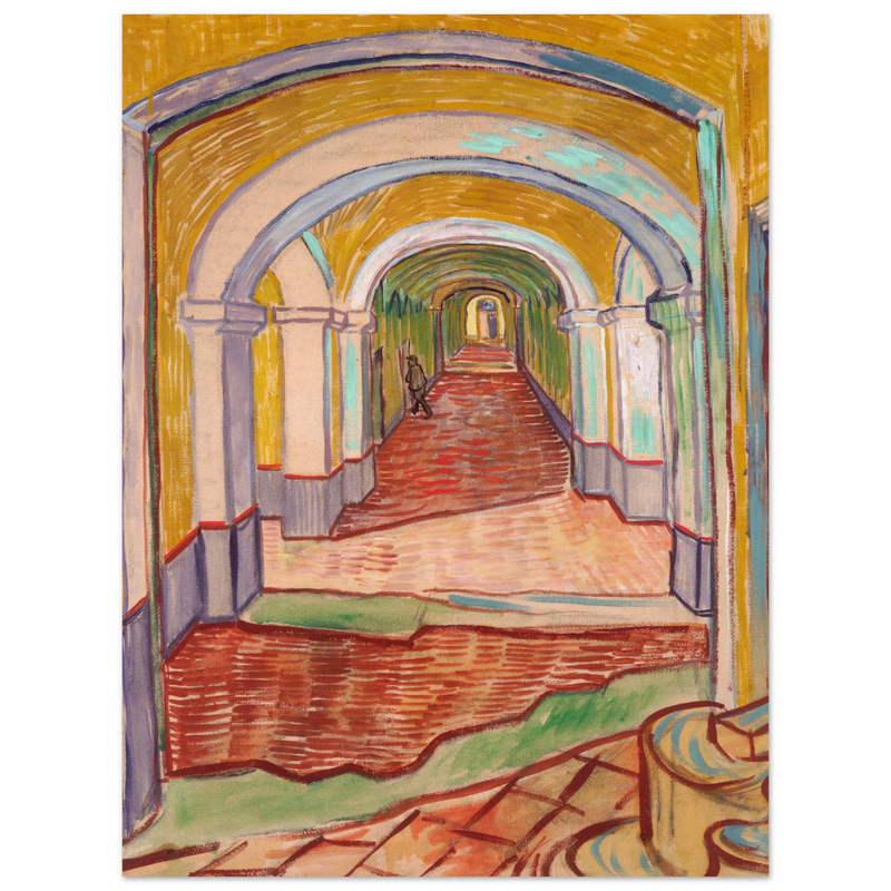 Corridor in the Asylum Vincent Van Gogh