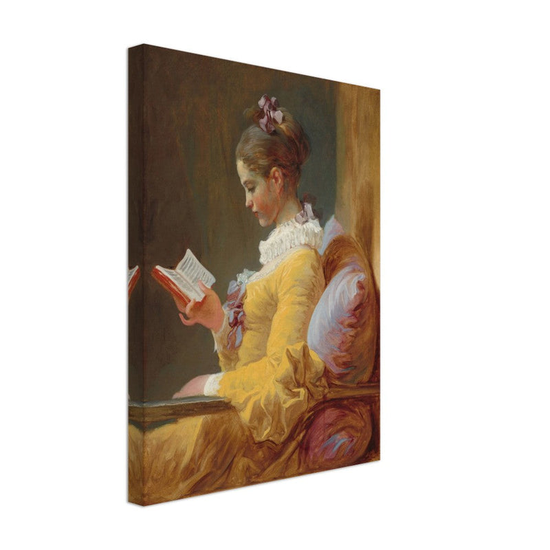 Young Girl Reading painting by Jean-Honoré Fragonard 1769.