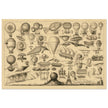 Historic balloons, airships, and other flying machines.