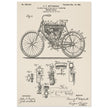 Motorcycle old patent 686284 by Gottschalk