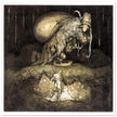 John Bauer illustration for the fairy tale The Boy and the trolls by Walter Stenstrom.