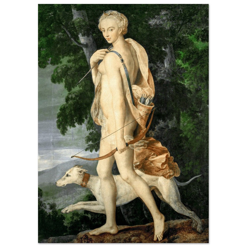 Diana the Huntress attributed to Luca Penni.
