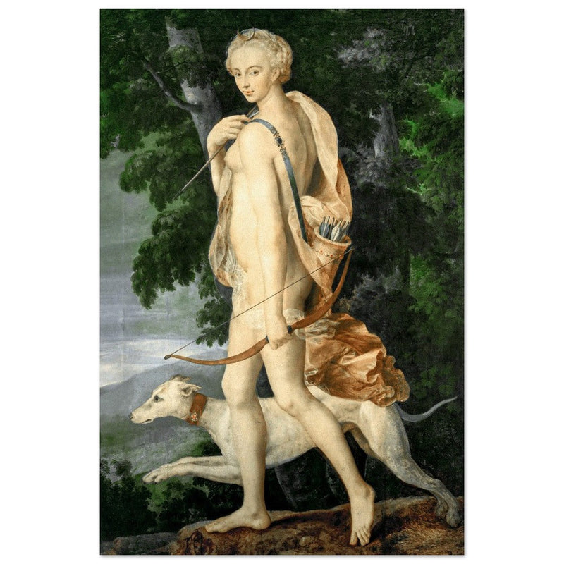Diana the Huntress attributed to Luca Penni.