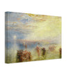 Approach to Venice by Joseph Mallord William Turner. Antique abstract painting of Venice Italy.