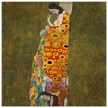 Gustav Klimt Hope II pregnant woman painting.