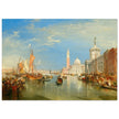 Venice Italy antique painting by Joseph Mallord William Turner. The Dogana and San Giorgio Maggiore.